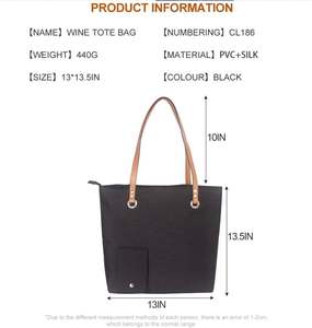 Bolsa de Lona Aislada para Vino, Portátil, para Viajes a la Playa, con Correa para el Hombro y Dispensador de Bebidas - Product Image 2