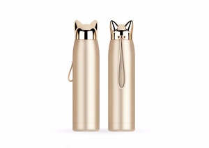 Fashionable Stainless Steel Thermos <strong>Cup</strong> Lightning <strong>Fox</strong> Printed Logo Portable Vacuum Flask for Couples Eco-friendly ECs Product - Product Image 6