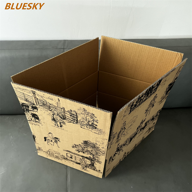 Scatole Cartone Doppia Onda Avana 35X35X35Cm Scatoloni Imballaggio - 12