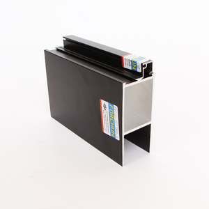 Perfiles de aluminio de extrusión de rieles de <span class=keywords><strong>puerta</strong></span> <span class=keywords><strong>corredera</strong></span> negros con revestimiento en polvo <span class=keywords><strong>para</strong></span> guía de <span class=keywords><strong>puerta</strong></span> corrediza - Product Image 6