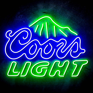 Enseigne décorative murale en néon LED Coors Light 17*11 pouces, acrylique rouge blanc azur, IP65 pour intérieur/extérieur, pour chambre à coucher, <span class=keywords><strong>cave</strong></span> d'homme - Product Image 3