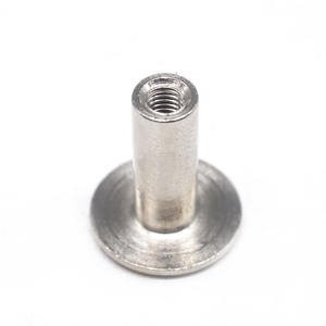 Rivets en acier inoxydable personnalisés avec tête plate, filetage <span class=keywords><strong>semi</strong></span>-creux, pour connecter en toute sécurité des plaques fines ou des tuyaux - Product Image 4