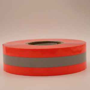 Pellicola Riflettente Arancione Fluorescente Ignifuga 8111FR per Abbigliamento ad Alta Visibilità - Product Image 2
