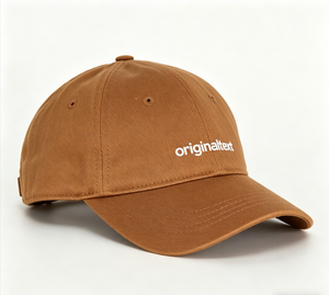 <span class=keywords><strong>หมวก</strong></span>เบสบอลผ้าแคนวาสปักโลโก้สีน้ำตาล พิมพ์ลายพัฟ ผ้าคอตตอน 100% แบบปรับได้ ใส่ได้ทั้งชายและหญิง สไตล์ลำลอง - Product Image 3