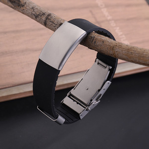 สายรัดข้อมือฉุกเฉินสำหรับกิจกรรมกลางแจ้ง Lanson พร้อมข้อมูลแจ้งเตือนทางการแพทย์ ทำจากซิลิโคน - Product Image 6