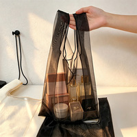 Sac en organza haute densité MU, sac à main style organza, sac de rangement pour bijoux, lingerie et cosmétiques, design minimaliste, cadeau