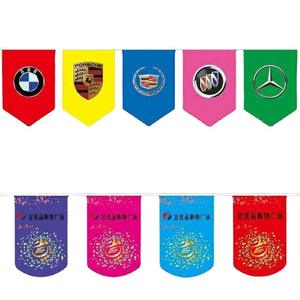Maßgefertigte Umweltfreundliche Polyester-Wimpel Fans Spirit Flag Nationale Girlande mit Digitaldruck-Techniken Individuelles Logo - Product Image 5