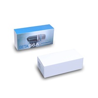 Microphone dynamique filaire professionnel BETA56A en métal pour performance scénique, connecteur XLR de haute qualité