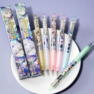 Juego al azar de 3 uds Honkai Star Rail bolígrafo de Gel de tinta negra suministros escolares de oficina Phainon Firefly Robin Tingyun Fugue Aglaea the <span class=keywords><strong>Herta</strong></span> - Product Image 2