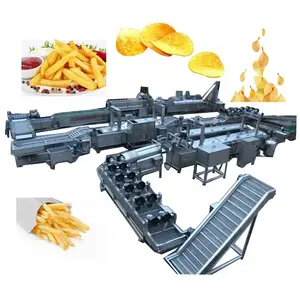 French Fries Sorting Packaging Machines Pallet Lays Sweet Potatoes Chips Making Production Line