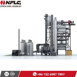 Usine de mélange de tambour d'asphalte à contre-flux de technologie avancée PLC nouvel équipement de l'industrie de la construction Production cohérente efficace - Product Image 6