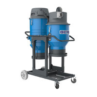 Aspirateur industriel monophasé à double cylindre série T5, 3,6 kW/240 mBar, extracteur de poussière pour le ponçage et le polissage des sols
