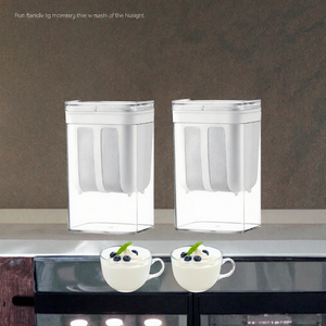 ANAX 1200ml Modern Plastic <b>Yogurt</b> Strainer <b>Maker</b> Fine Mesh Filter Lid Reusable Clip Lock Dishwasher-Safe for Greek <b>Yogurt</b> Curd - Product Image 3