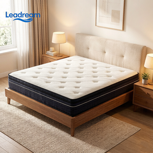 Luxury High End Factory Wholesale <b>Memory</b> Queen Size king Size <b>Bed</b> Compressed <b>Memory</b> <b>Foam</b> <b>Double</b> Pocket Spring Soft <b>Mattress</b> - Product Image 4