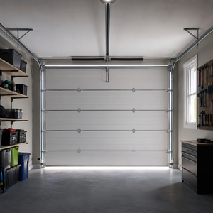 <span class=keywords><strong>Porte</strong></span> de <span class=keywords><strong>garage</strong></span> <span class=keywords><strong>sectionnelle</strong></span> motorisée électrique en aluminium, style industriel moderne, étanche et résistante au vent, pour entrepôt - Product Image 2
