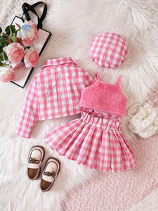 Conjunto de Falda para Niña, Moda Otoño Invierno, Falda Línea A y Conjunto Infantil Estilo Británico, Ropa para Niñas de 0 a 3 Años - Product Image 2