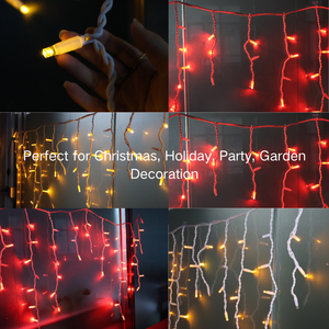 Molt High Quality Commercial Grade IP67 Waterproof 3000K Connectable LED Icicle Curtain Lights Outdoor Lighting <strong>Christmas</strong> - Product Image 2