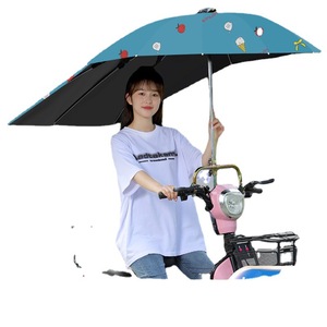 ที่บังแดดแบบถอดได้ใช้แบตเตอรี่ไฟฟ้าร่มทรงตรงป้องกันฝนฝนแบบถอดได้สไตล์ใหม่ - Product Image 1