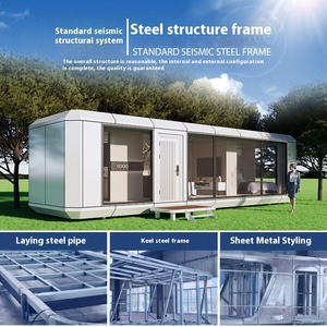 Factory Micro Lodge All Net <span class=keywords><strong>Red</strong></span> Home Stay Cápsula espacial de cielo estrellado inteligente móvil para Scenic Spot Hotel impermeable - Product Image 5