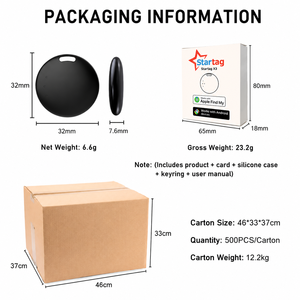 Mini Rastreador <span class=keywords><strong>GPS</strong></span> Localizador Compatible con <span class=keywords><strong>AirTag</strong></span>, Find My y Find Hub, Dispositivo de 6.6g para Llaves, Carteras, Niños y Bolsos - Product Image 6