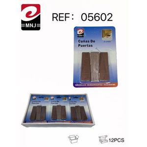 Supporti per Porte Mnj in Legno, Montaggio a Pavimento, Confezione da 3 Pezzi, 12 Pezzi Totali - Product Image 1