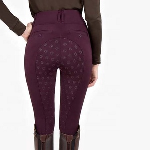 PIHA SPORTS - Vente chaude en Europe - Pantalons d'équitation pour femmes - Polyester/Spandex - Collants d'équitation - Leggings - Culottes d'équitation - Product Image 2