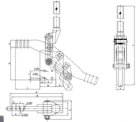 BOGONG CH HS-70200A pince robuste utilisée sur le montage de soudage ou les pinces à bascule d'assemblage d'équipement électronique WDC GH70200A pinces