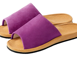 Chaussons d'intérieur en peluche à bout ouvert, pantoufles douces en tissu pour l'automne et l'hiver - Product Image 2