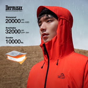 Men's 24 New Outdoor Down Jacket With Filling Goose Down Pelliot Ski Mountaineering <strong>Suit</strong> Winter Bomber With Hooded Collar - Product Image 2