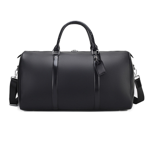 Bolsa de Viaje de Fin de Semana para Hombre, de Cuero PU, Color Sólido, Suave, Personalizada, al por Mayor, con MOQ Bajo, Bolsa de Gimnasio, Equipaje de Mano - Product Image 6