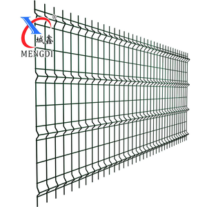 Diskon 2.5m lebar Panel pagar jala kawat las hijau dan galvanis - Product Image 2