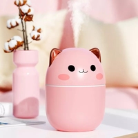 Humidificateur d'air ultrasonique miniature pour chat portable de 200 ml, USB, OEM, purificateur d'air pour animaux de compagnie, voiture, avec fonction d'ions négatifs, maison, 1 AN YS