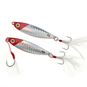 Aotuo Hot Selling 10g 15g 20g 30g Shore Casting Metal Jig Lure Lead Fish Vertical Jigging Bait for Bass Saltwater Fishing - Product Image 4