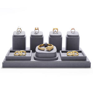 Collana <span class=keywords><strong>espositore</strong></span> gioielli in metallo portagioie espositori per gioielli Expositores anelli orecchino negozio sportello vetrina - Product Image 5