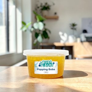 Boba con Sabor a Maracuyá de 5mm, Rellena de Jugo en Botella para Té de Burbujas, Hecho en Taiwán, Certificado HACCP, Listo para Consumir - Product Image 1