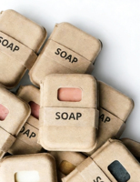 RUNWELL Minimalist Biodegradable Eco-Friendly Recycled Materials Compostable Molded Paper Pulp Square Soap Packaging Box