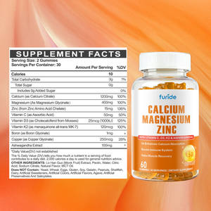 Integratori di Calcio e Magnesio in Gommose Senza Zucchero, 400mg, Produzione OEM con Etichetta Privata - Product Image 3