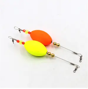 Eupheng Fishing Popping Cork per bobber di acqua salata galleggianti Red Fish Popper per Carolina Rig