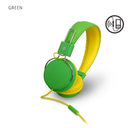 Casque filaire supra-auriculaire 3,5 mm pour enfants, câble de 1,5 m, ajustement personnalisé, codec AAC, matériau ABS, étanche, sans réduction de bruit, parfait