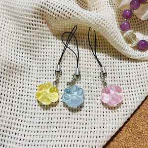 Wholesale Cute Transparent Resin <b>Cat</b> Paw Strap Lanyard for Backpack Bag Campus Card Decoration Bulk <b>Gift</b> - Product Image 4