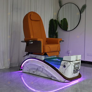 כסא פדיקור מקצועי מפואר עם עיסוי, כסא מניקור מודרני יוקרתי עם מגע אנושי, ציוד סלון ציפורניים יוקרתי. - Product Image 5