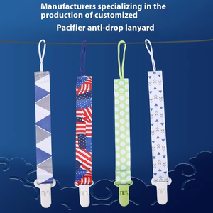 โซ่จุกนมหลอกเด็กแบบใหม่ 0-12 เดือน ลายการ์ตูน ปลอดสาร BPA ผลิตจาก PP และใยไผ่ - Product Image 4