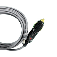 Câble d'alimentation 16 pieds (5 m) 12V 24V pour allume-cigare de voiture vers 5521 pour Starlink Mini, câble de charge 5,5 x 2,1 mm