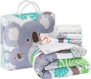 Microfiber Cartoon Koala Kids <strong>Bedding</strong> <strong>Set</strong> Soft Baby <strong>Bedding</strong> <strong>Set</strong> 3/4 Pieces Crib <strong>Bedding</strong> <strong>Set</strong> for Boys <strong>Girls</strong> - Product Image 1