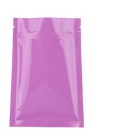 Sachets refermables personnalisés brillants à trois soudures latérales avec fermeture éclair, imprimés en Mylar, pour bonbons, friandises et snacks, anti-odeur
