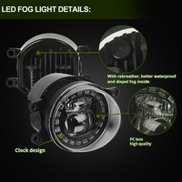 Feux antibrouillard LED LOYO au design horloge pour Toyota Camry Corolla RAV4 Adventure Highlander Yaris Lexus SCION, lampe de conduite DRL