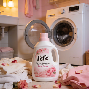 Ammorbidente per Tessuti FeFe Ecologico di Alta Qualità con Fragranza di Rosa Viola, Rimuove l'Elettricità Statica, Detergente Liquido - Product Image 2