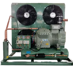 Vente en gros à bas prix 15 hp unité de condensation pour chambre froide industrielle unité de compresseurs à vis refroidis par air unité de condensation de réfrigération