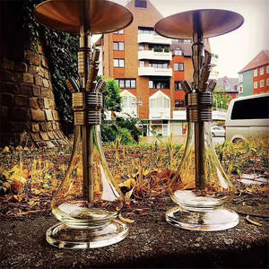 Ensemble de narguilé en acier inoxydable de taille moyenne narguilé Shisha 59cm avec accessoires de narguilé <span class=keywords><strong>Chicha</strong></span> Electronic - Product Image 1