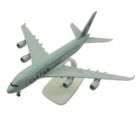 A380 Qatar airline modèle d'avion 20cm alliage de Zinc Logo personnalisé modèle d'avion 1: avion 200 modèle d'avion moulé sous pression